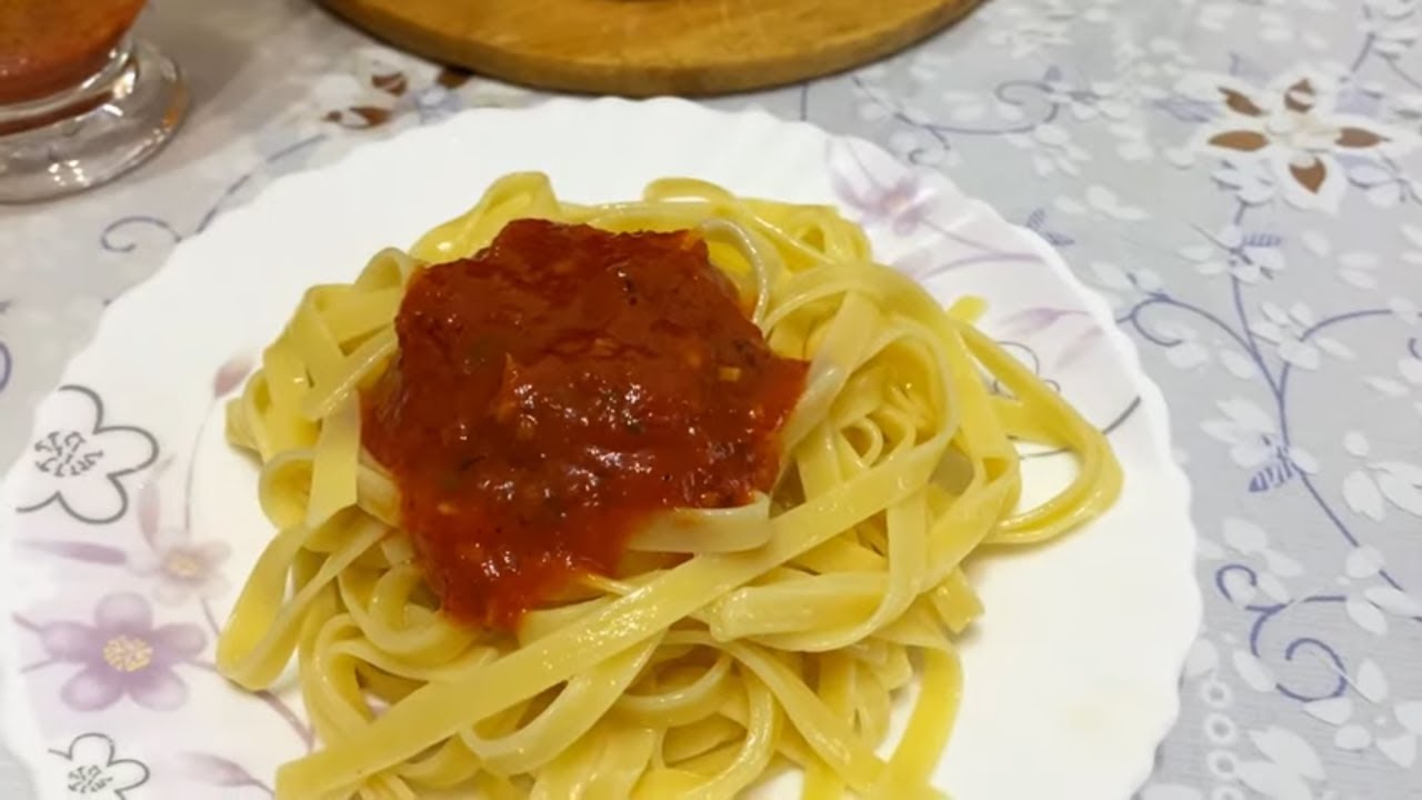 Лучшая ПОДЛИВА для МАКАРОН! Соус Марианара - ВКУСНЕЕ КЕТЧУПА!🍅На ЗИМУ!/ Italian Marianara sauce.