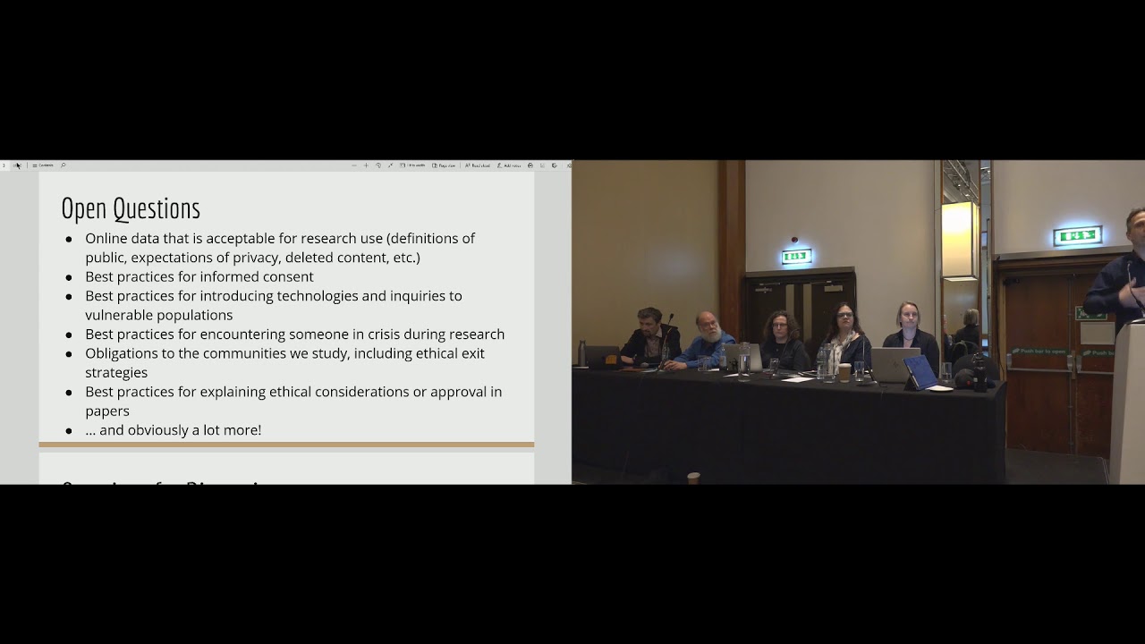 SIGCHI Research Ethics Town Hall