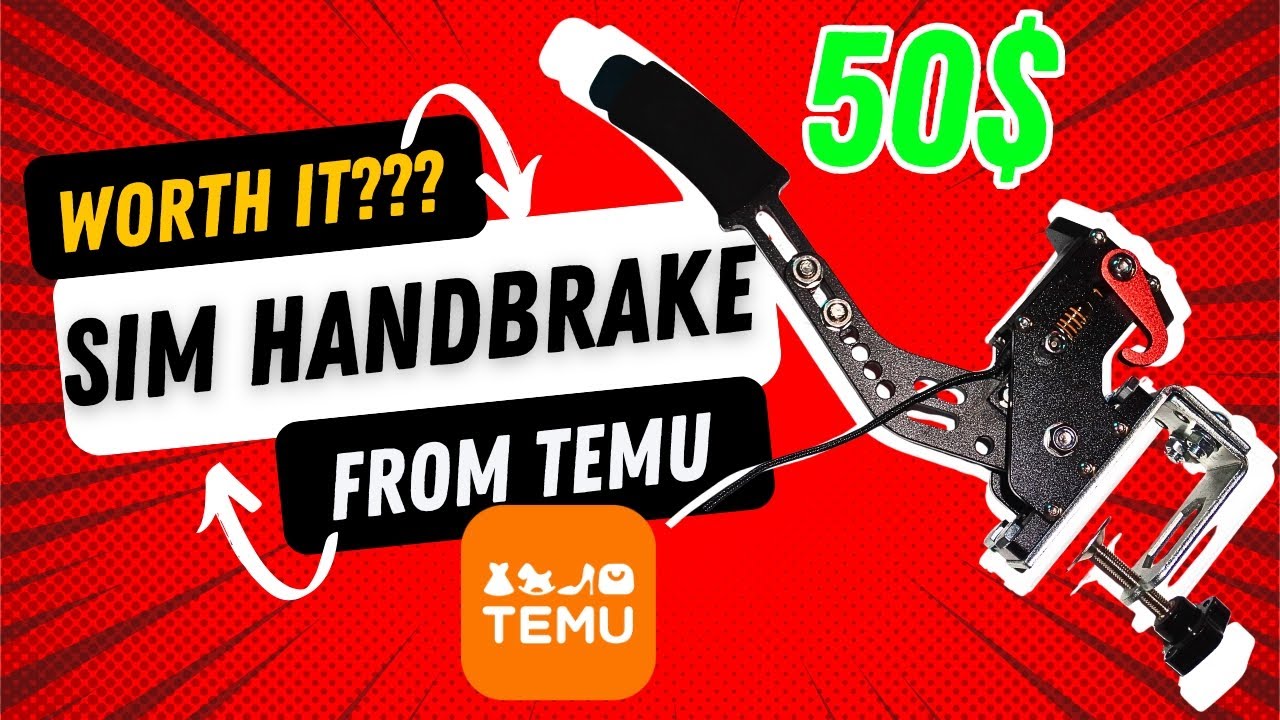 I Bought a Budget Sim Racing Handbrake from Temu – Full Test & Review!