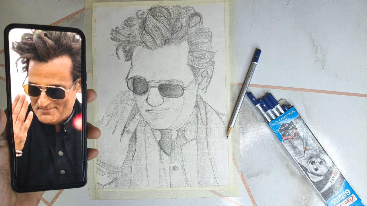 Akshay Khanna Dhurandhar Entry🔥 Drawing, Dhurandar Movie Drawing, Akshay Khana Drawing, Step By Step