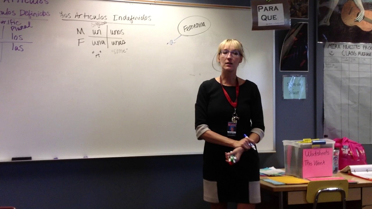 Descubre I Leccion 1.1 Los Articulos Profesora Ruddock Cheney High School