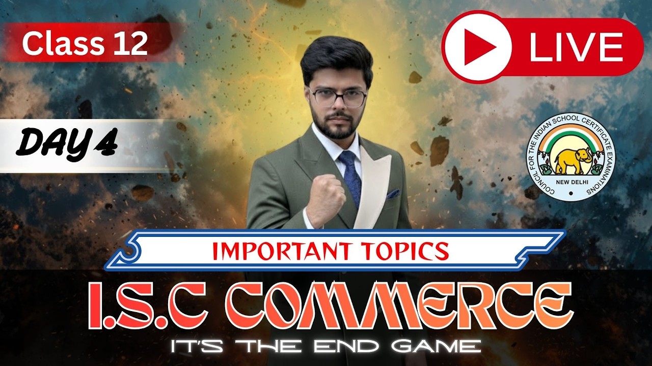 MOST Expected Questions | ISC Commerce | Class 12 | Boards 2026