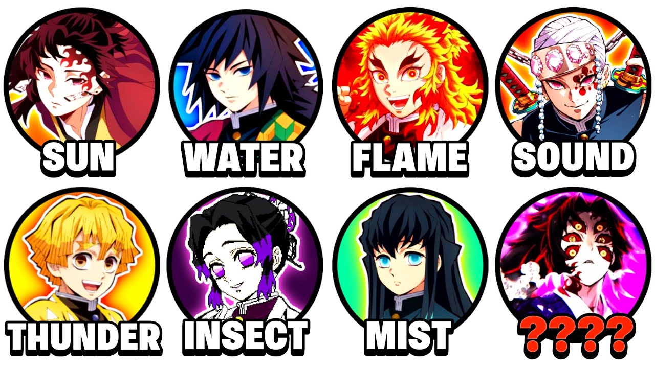 All Breathing Techniques In Demon Slayer