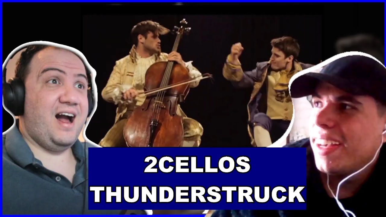 2CELLOS REACTION - Thunderstruck - TEACHER PAUL REACTS CROATIA
