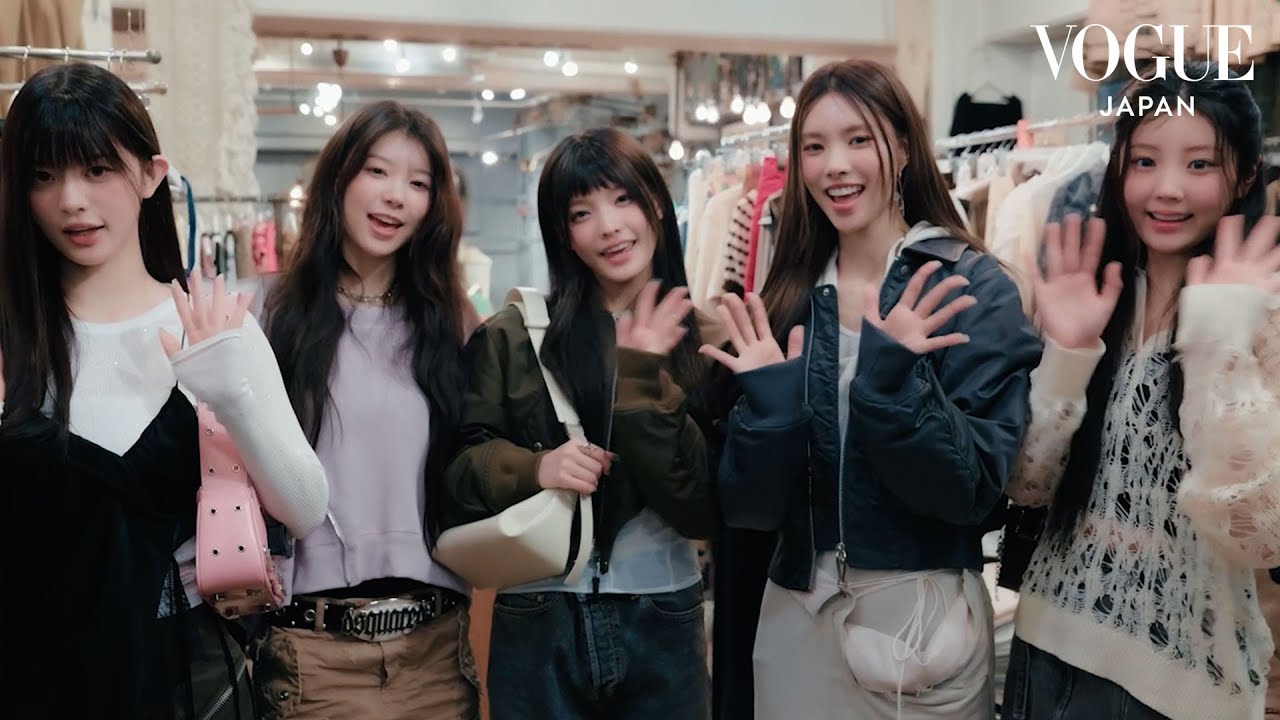 ILLITがヴィンテージショップでお気に入りの一点をセレクト。｜Shopping with | VOGUE JAPAN