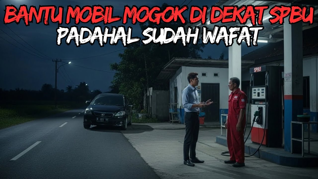 BANTU MOBIL MOGOK DI DEKAT SPBU, PADAHAL SUDAH MENINGGAL -ceritahoror