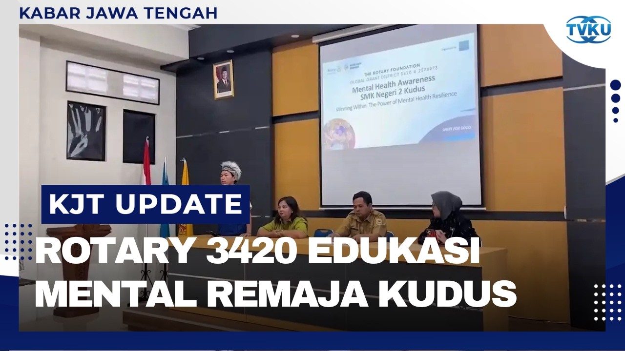 Jaga Mental Generasi Muda, Rotary District 3420 Gelar Edukasi di Kudus
