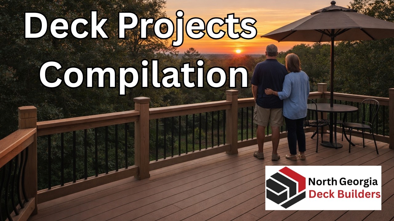 Completed Deck Projects Compilation - Deck Repair - Deck Replacement - North Ga Deck Builders