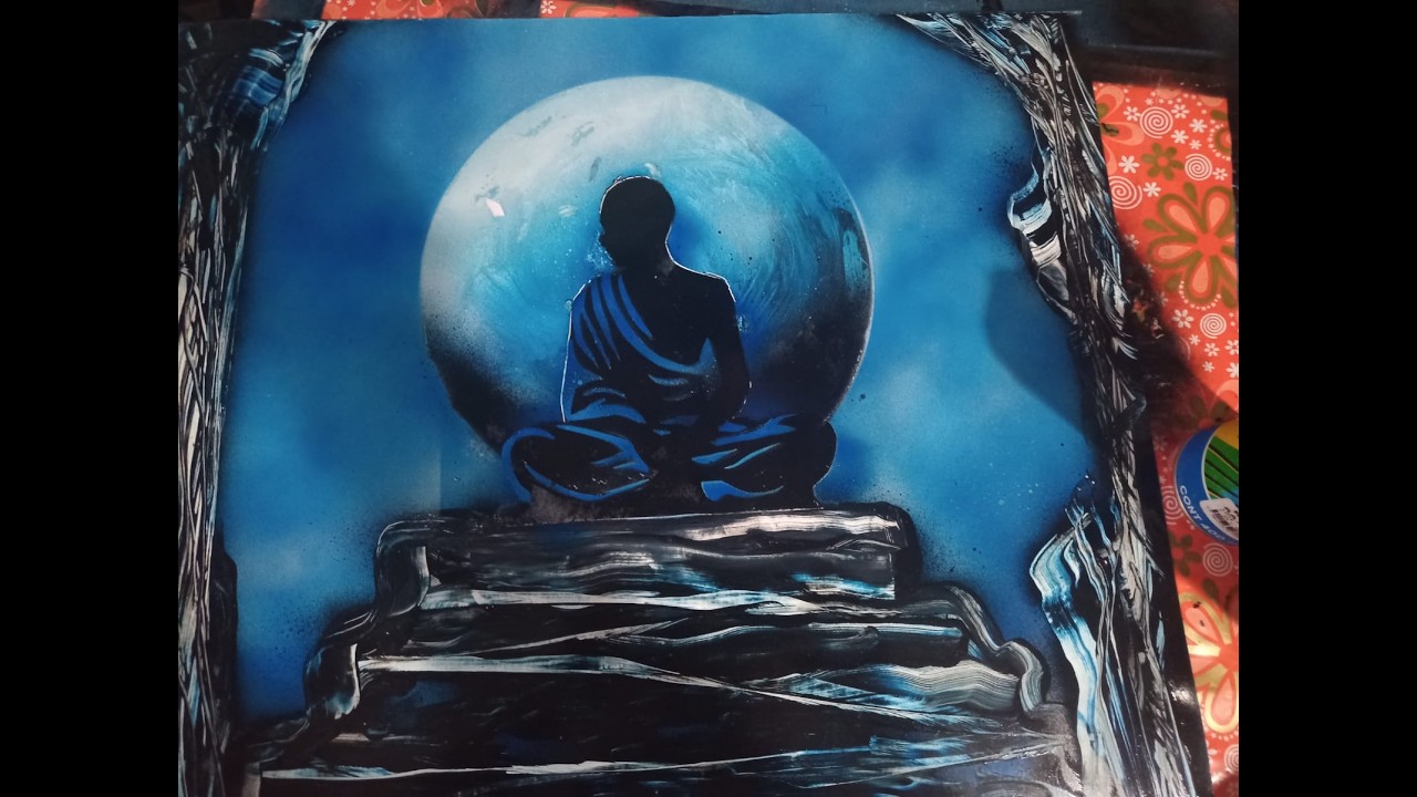 meditación monje