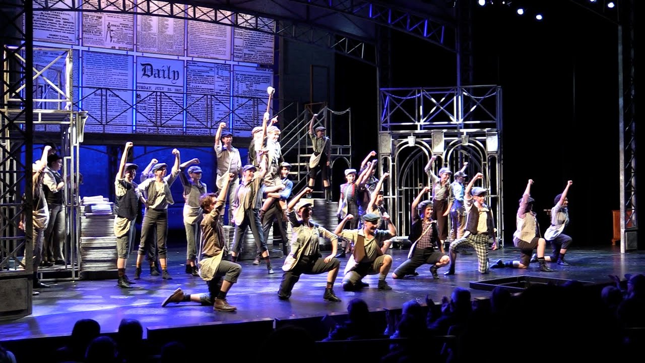 Carrying the Banner from Newsies LuHi 2025