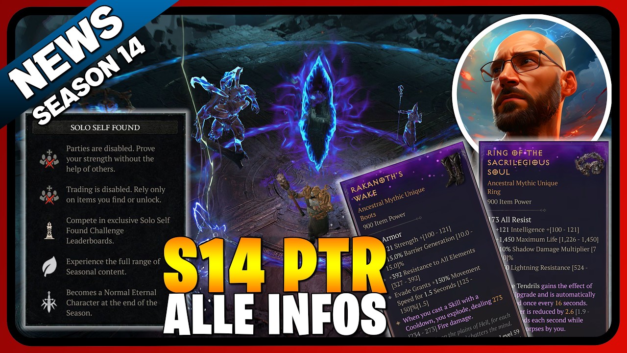 Alle Infos zu Season 14 & PTR | Thema, Mythics 3.0, Balancing | Diablo IV Lord of Hatred | News