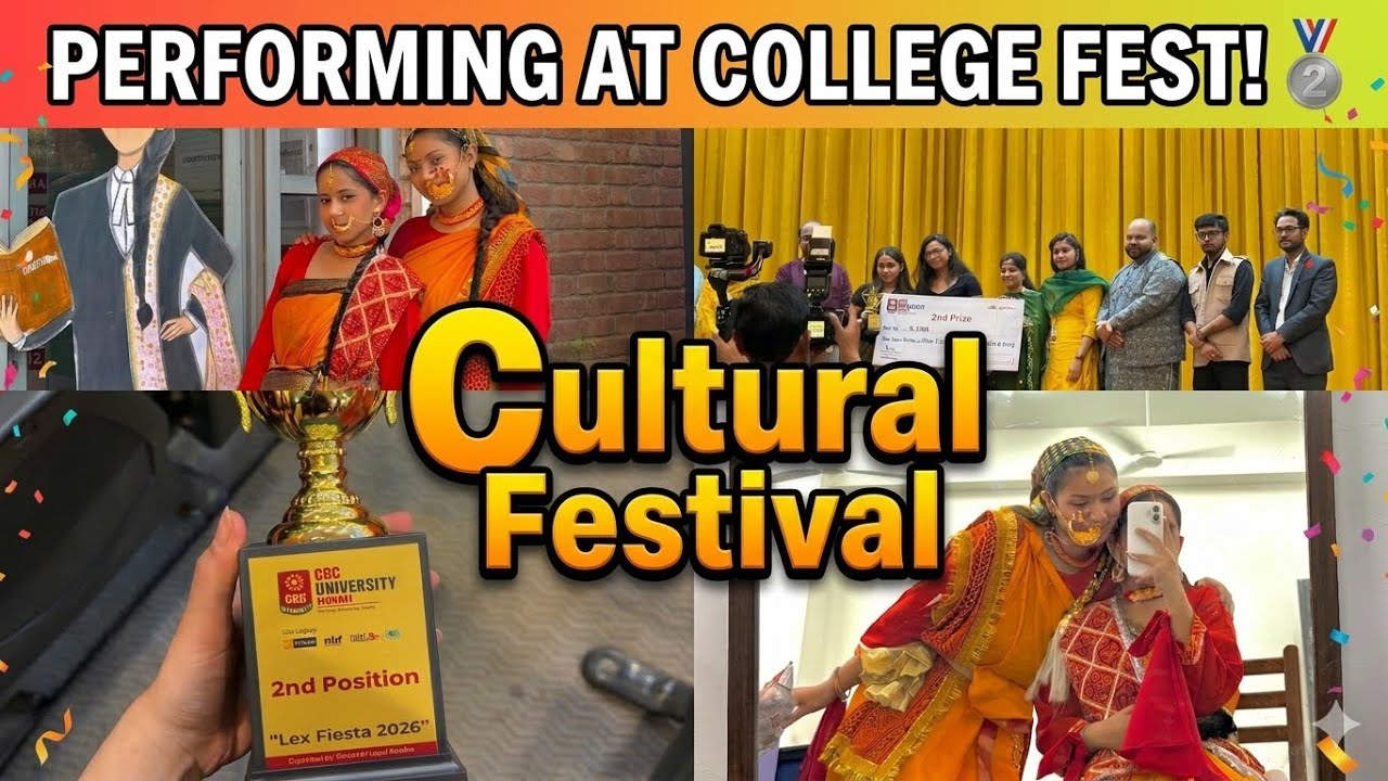 Pahadi Dance at College Fest! | Won 2nd Prize 🏆😍