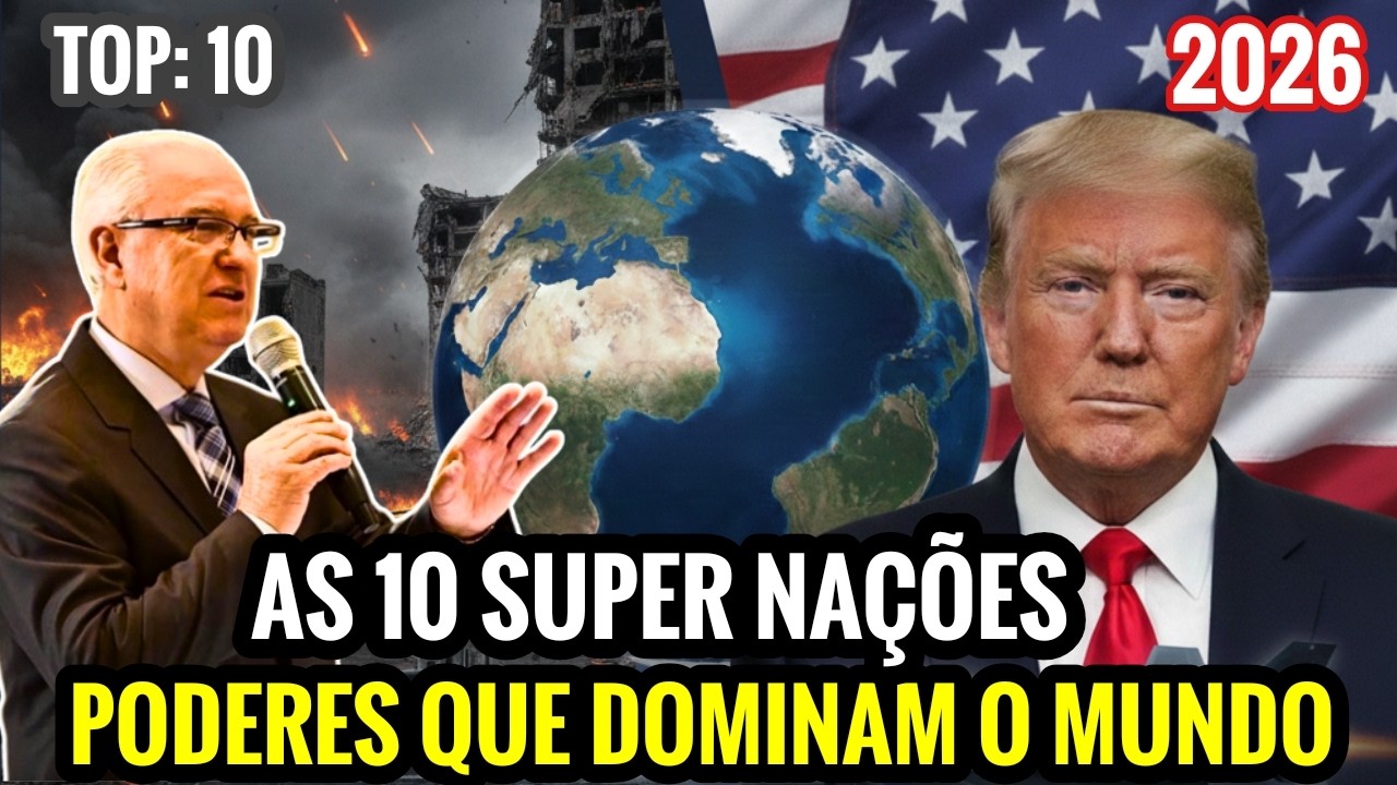 AS DEZ SUPER NAÇÕES , PODERES QUE DOMINAM O MUNDO | Pr. Samuel Ramos