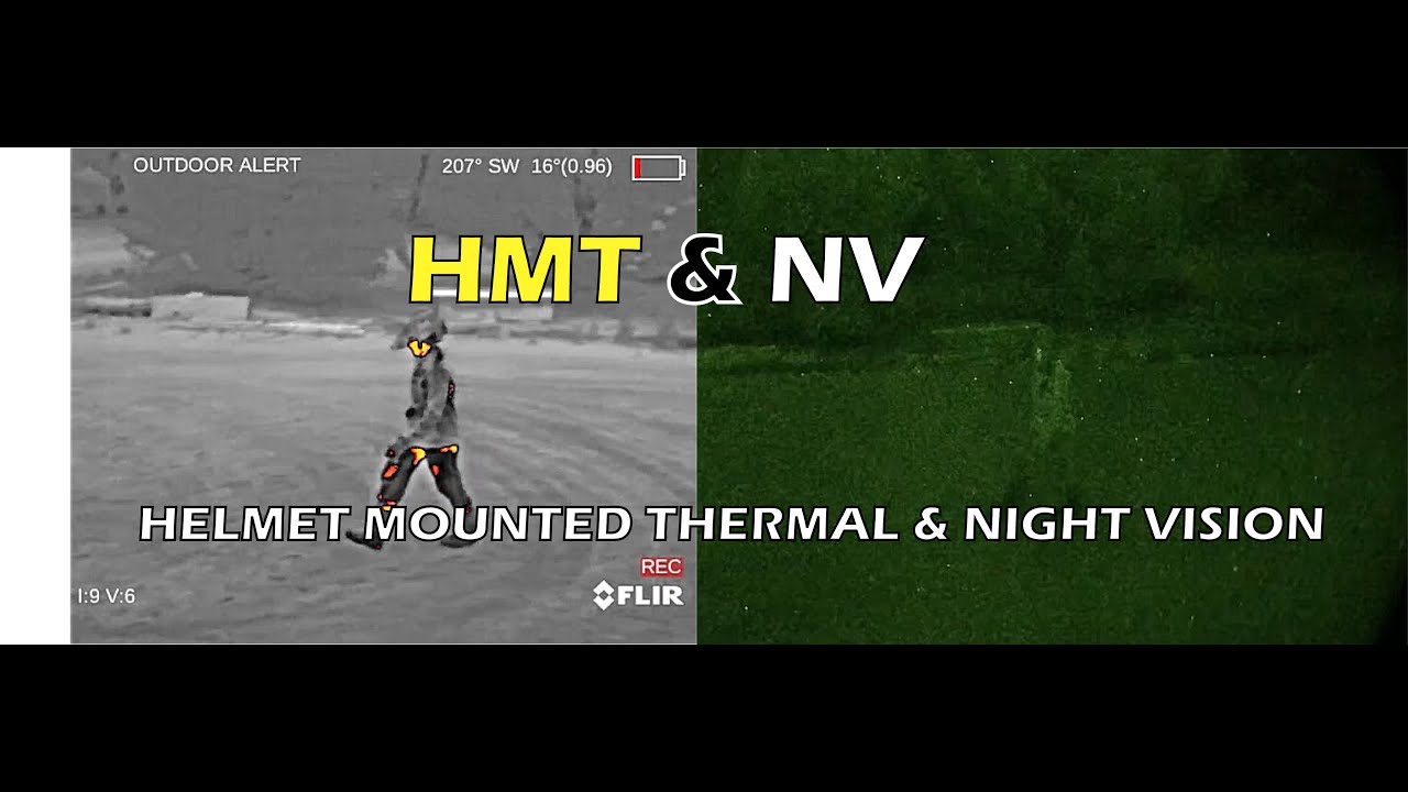 Helmet Mounted Thermal : FLIR Breach PTQ136 & PVS-14 on KVC Universal Bridge
