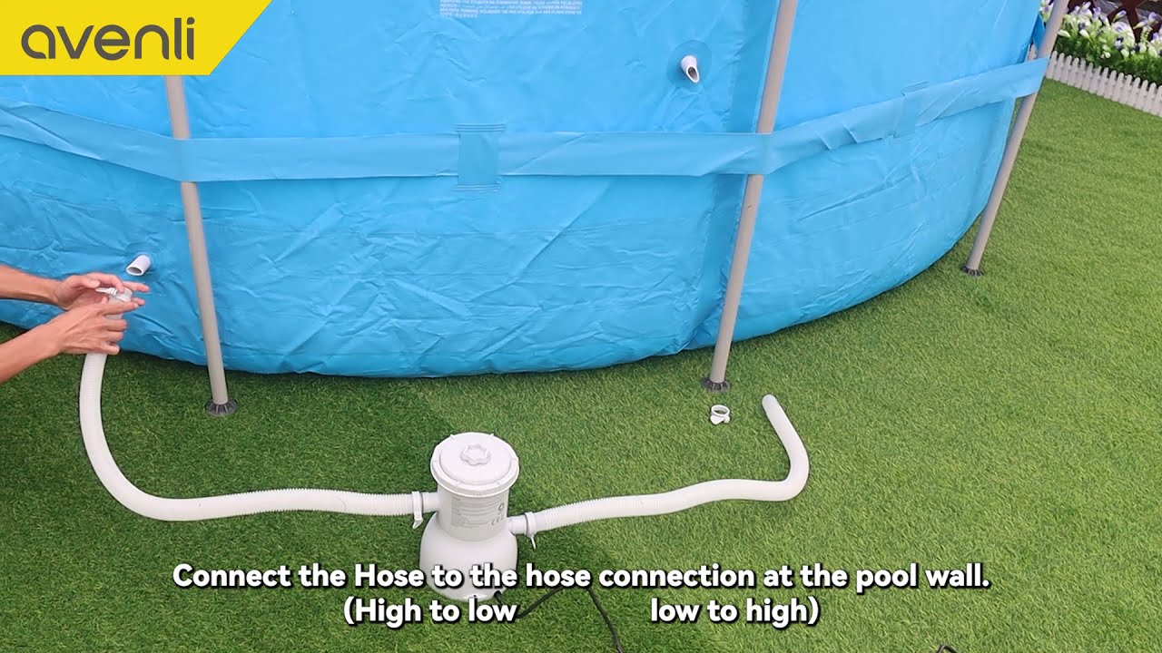 JLeisure avenli Above Ground Pool - Frame Round - Installation Video for EU Version Only