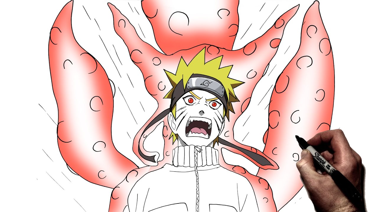 How To Draw Naruto 3 Tails | Step By Step | Naruto