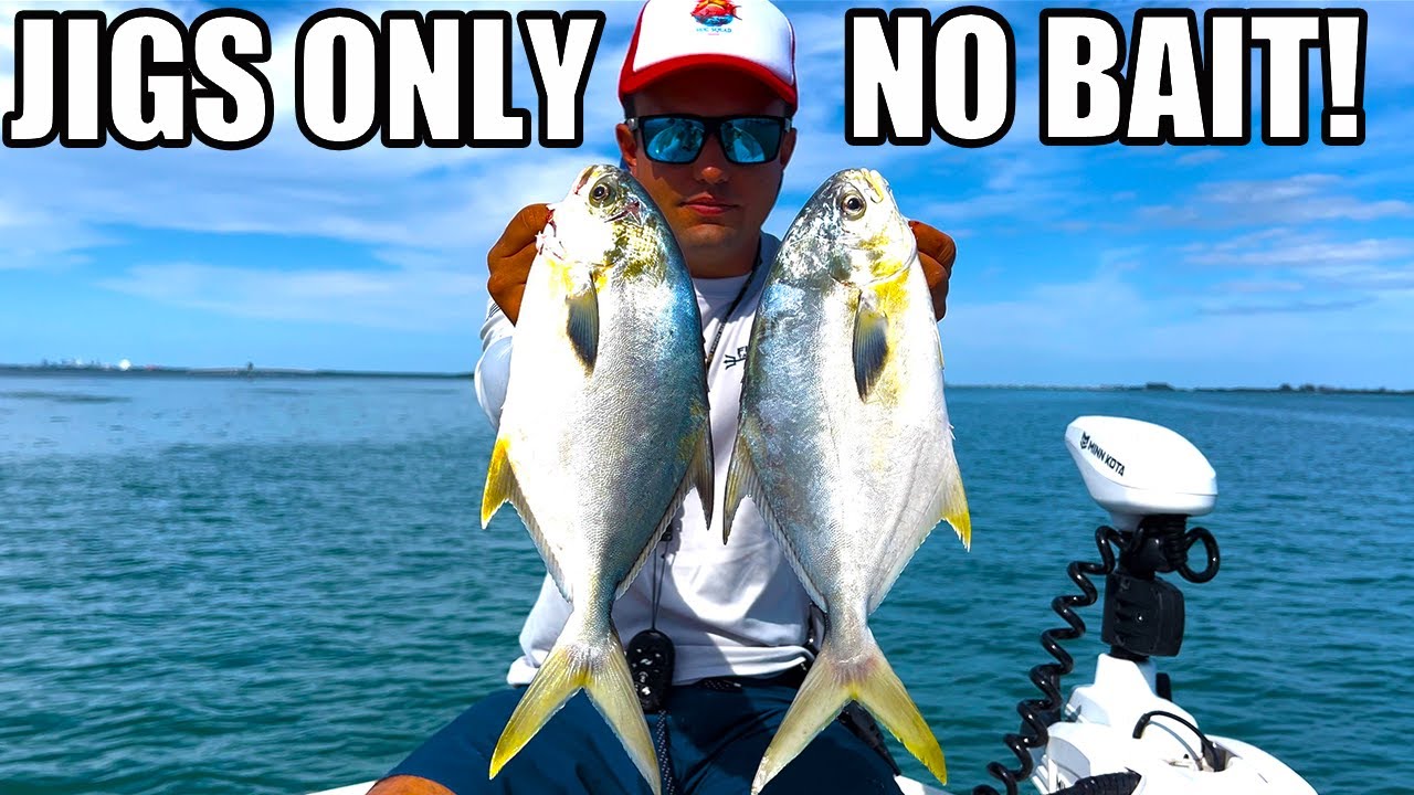 Pompano Fishing Tampa Bay With Only Jigs!