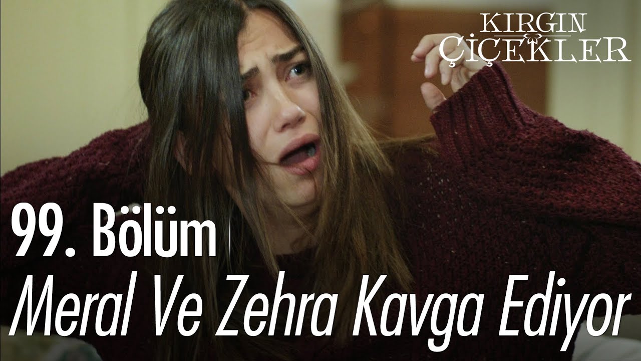 Meral ve Zehra kavga ediyor - Kırgın Çiçekler 99. Bölüm