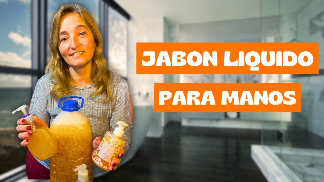 🧼JABON Líquido para MANOS Casero