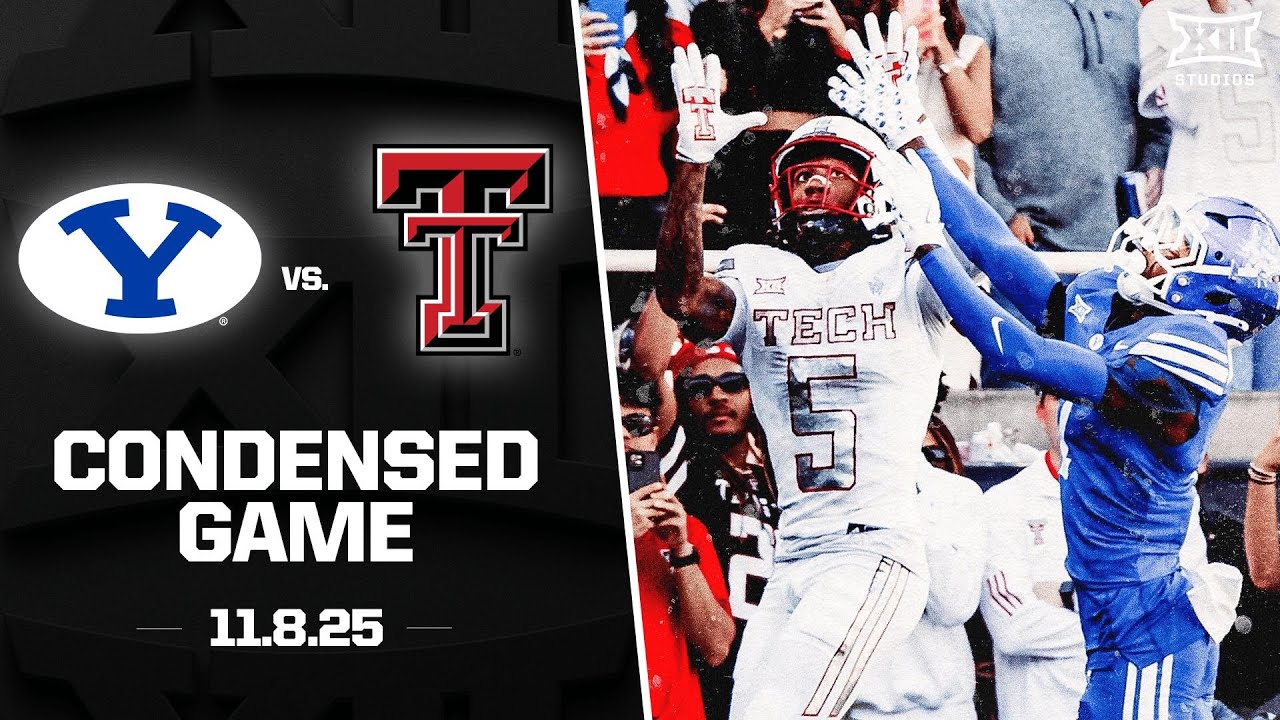 #7 BYU vs. #8 Texas Tech Condensed Game | 2025 Big 12 Football