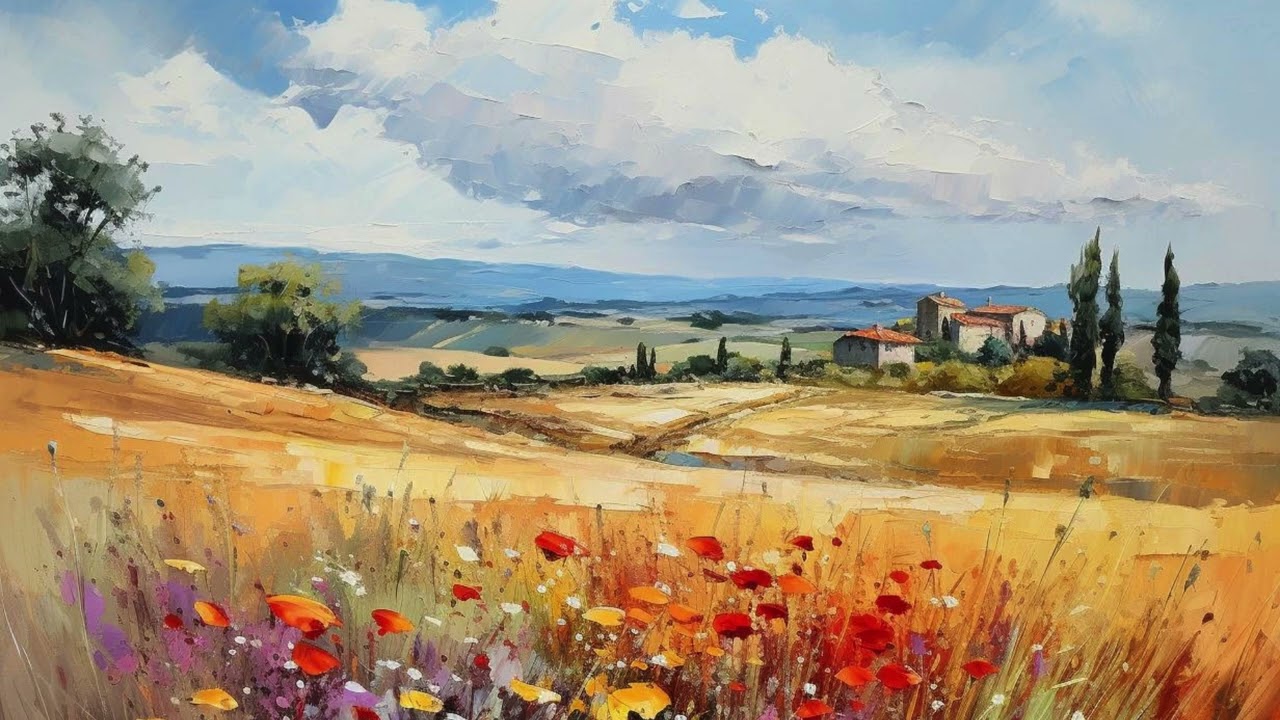 Spring Landscape Free Tv Art Wallpaper Screensaver Home Decor Samsung Oil Painting Digital Wall Art