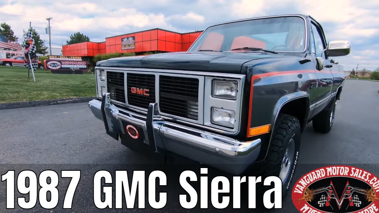 1987 GMC Sierra 4X4 Pickup For Sale