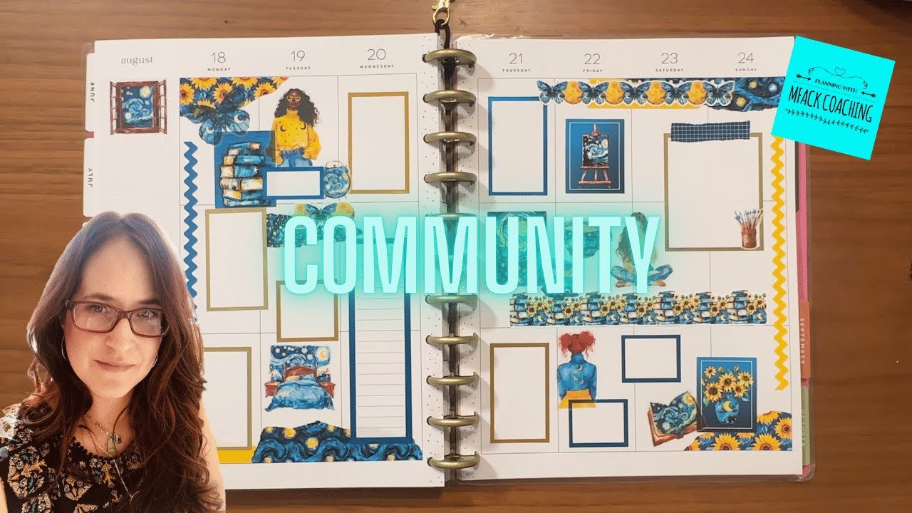 Community with @WilsonWylde - Happy Planner Big Vertical
