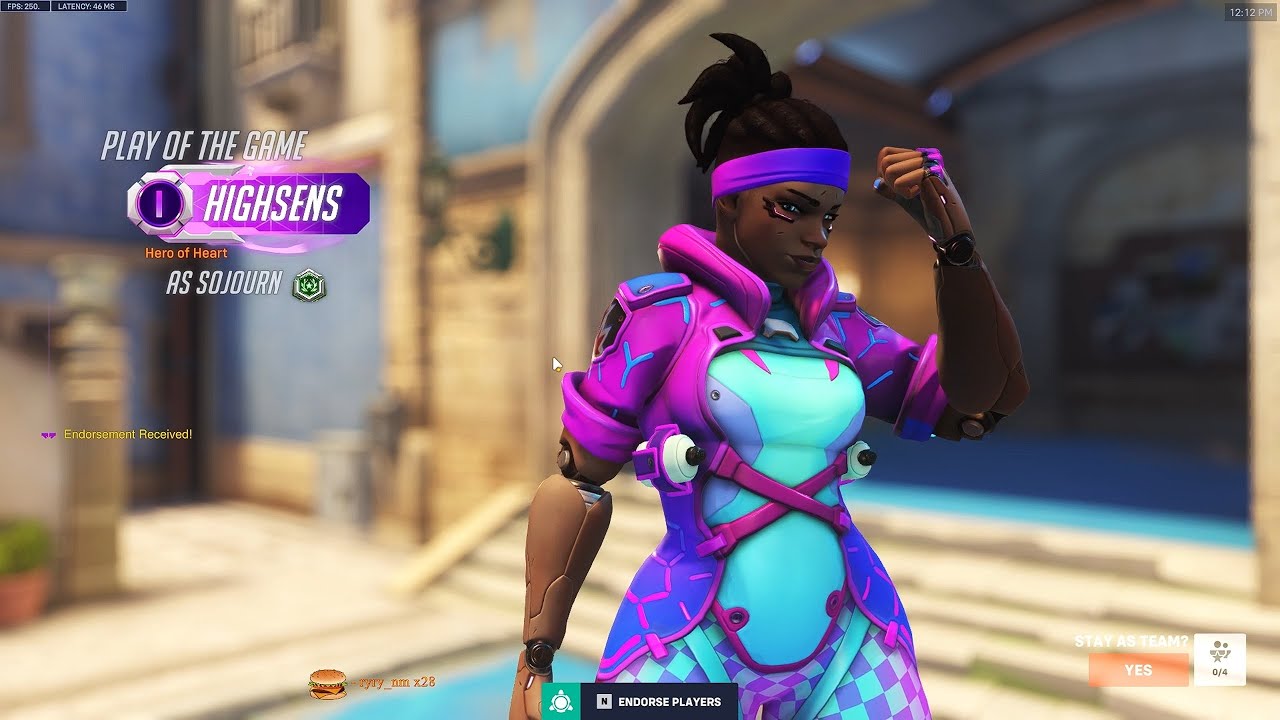 POTG! DAFRAN SOJOURN GOD — OVERWATCH 2, ГЕЙМПЛЕЙ, СЕЗОН 19, ТОП-500