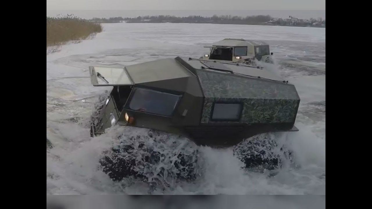 Eis, Wasser, Gelände: Der Extrem-Offroader "Sherp" nimmt jedes Hindernis