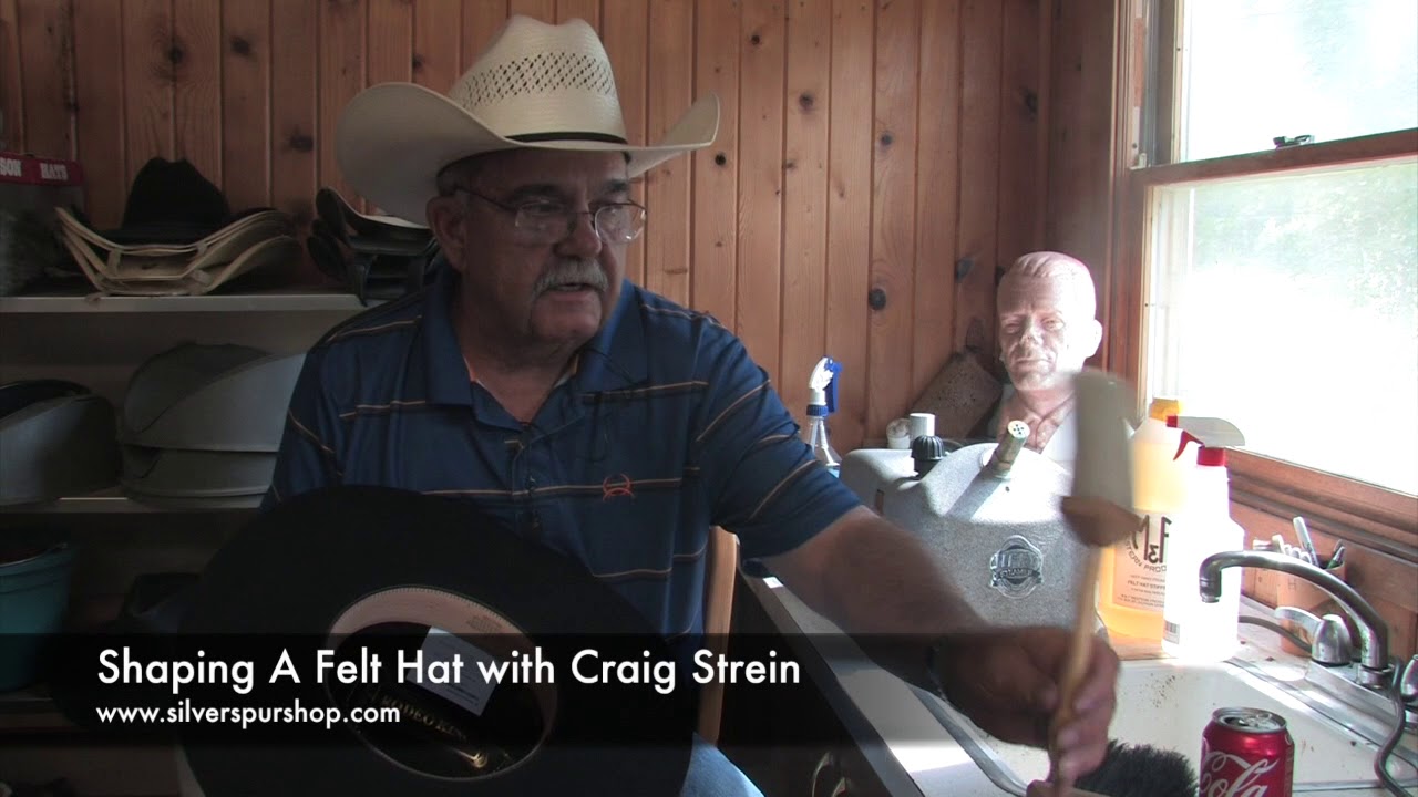 Shaping a Western Felt Hat