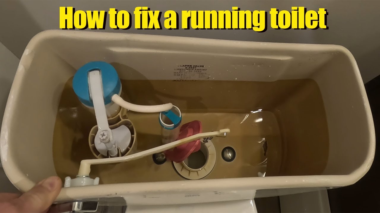 How to fix a running toilet.