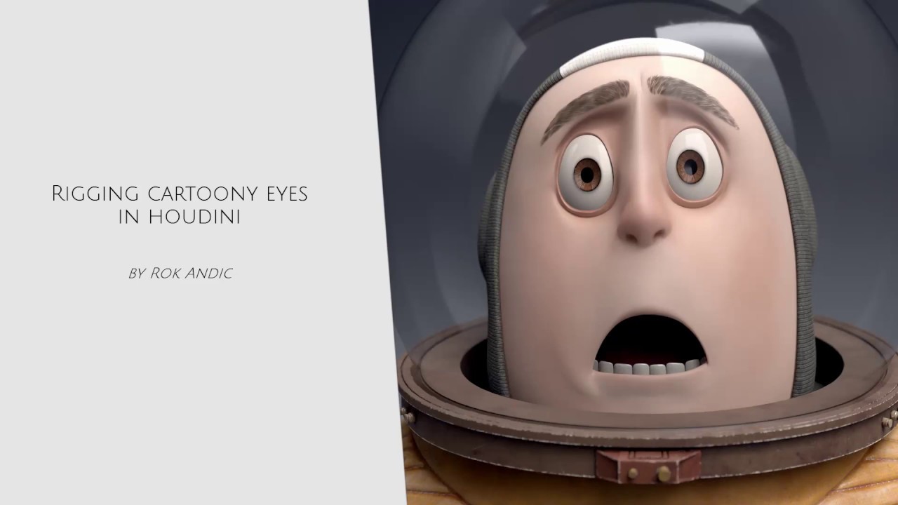 Rigging cartoony eyes In Houdini