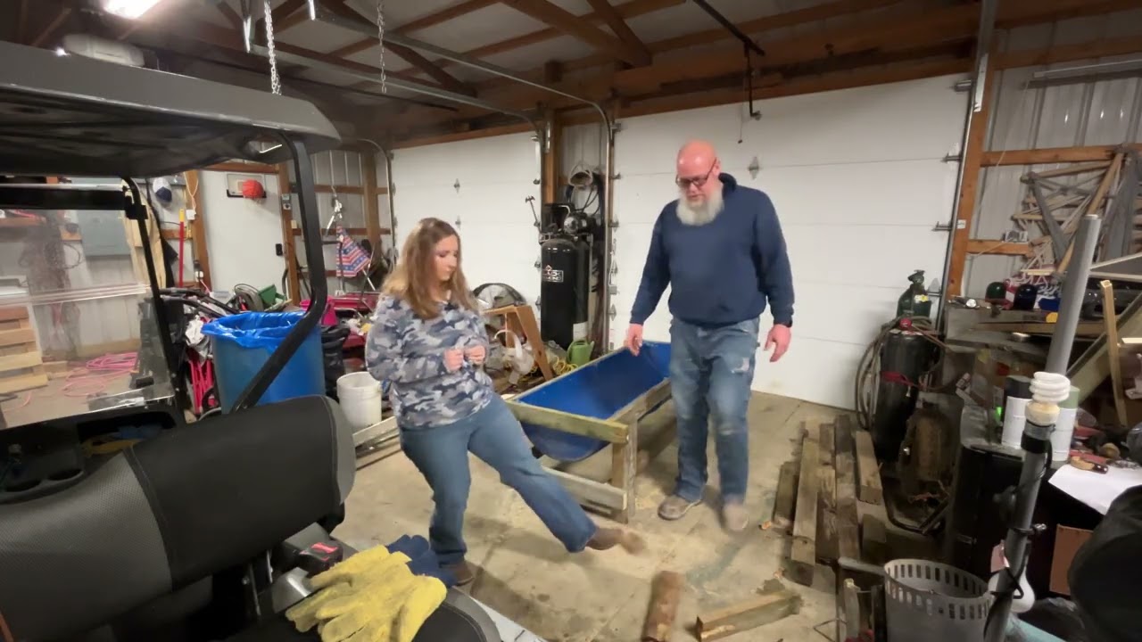 Revamped cattle feeder build