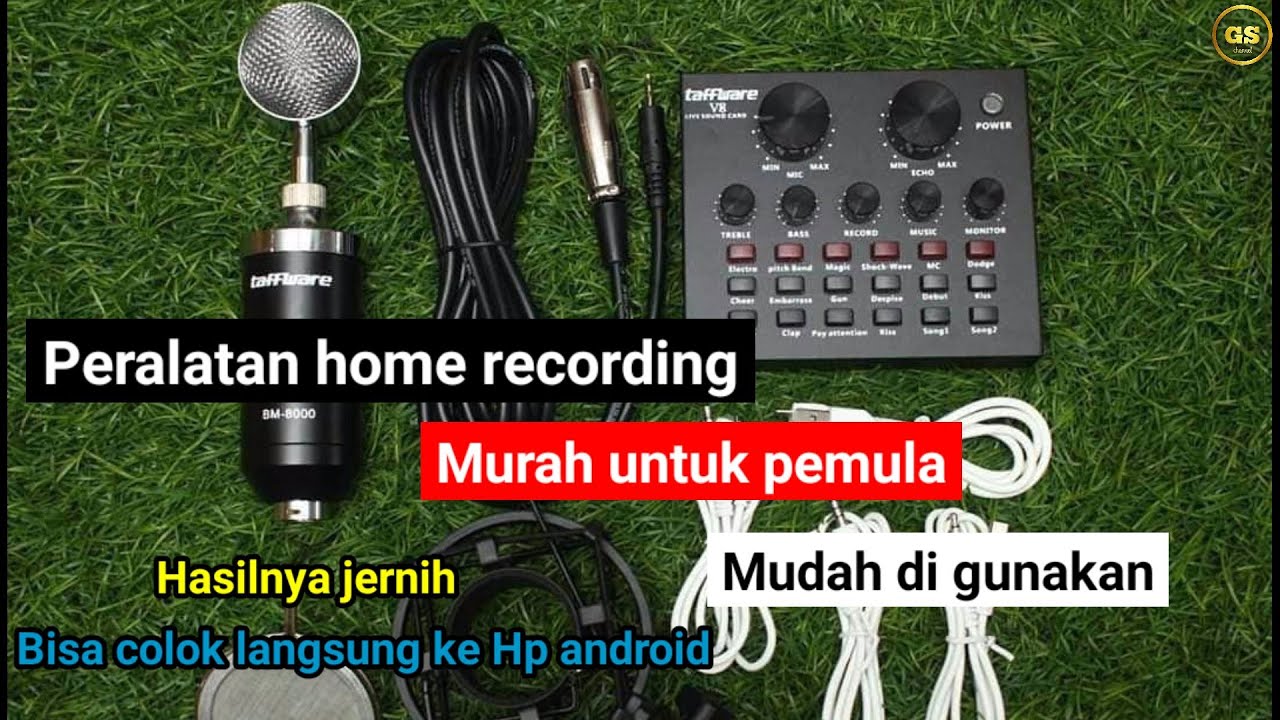 Peralatan home recording murah untuk pemula | hasilnya? tidak usah di ragukan lagi