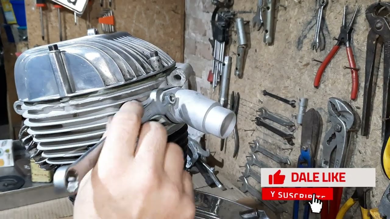 Armando la tapa de cilindro motor NSU 250 cc🔨 arranco después de estar desarmado mas de 40 años