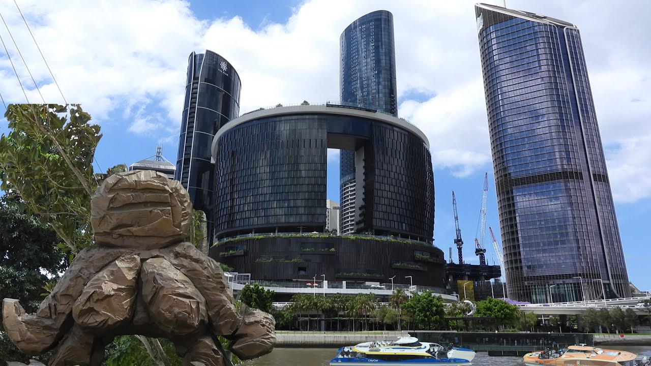 Смотровая площадка 23-го уровня: Queen's Wharf, лучшие скрытые виды Брисбена 🌆💫