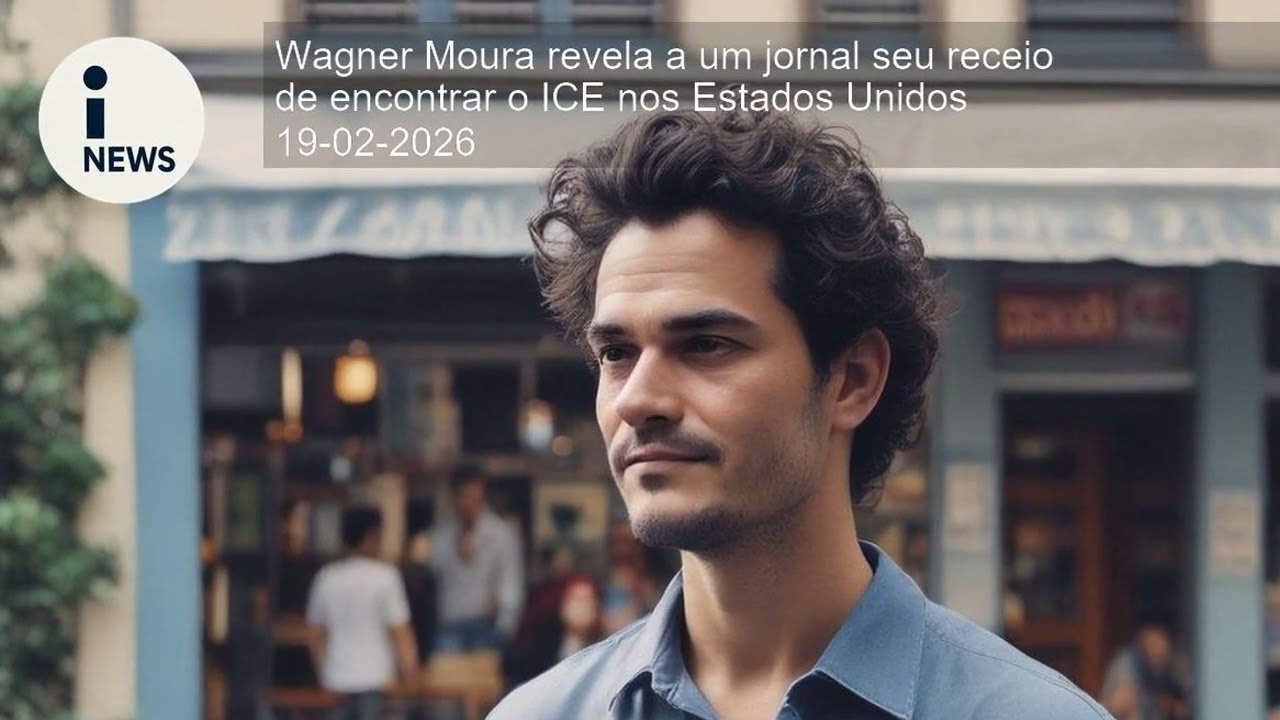 Wagner Moura revela a um jornal seu receio de encontrar o ICE nos Estados Unidos
