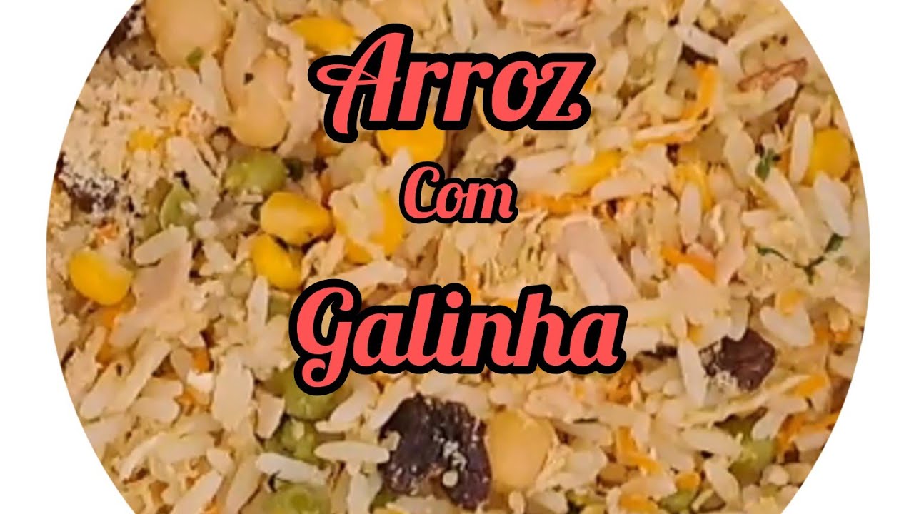 Arroz com galinha.