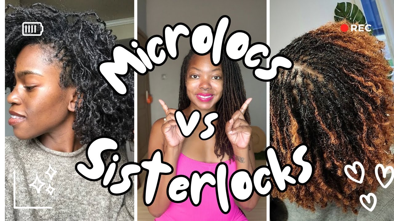 Microlocs vs Sisterlocks Guide | Which loc type suits you best 