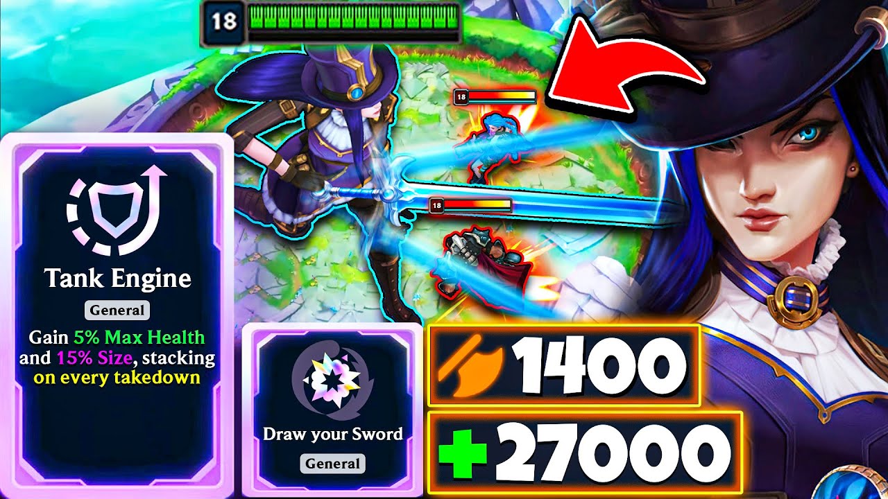 One-in-a-Billion Odds: 1400 AD & 27000 HP Thanos Caitlyn Build