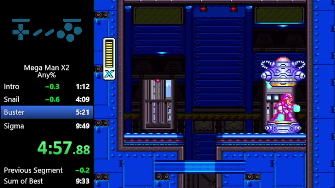 Mega Man X2 any% - 9:31