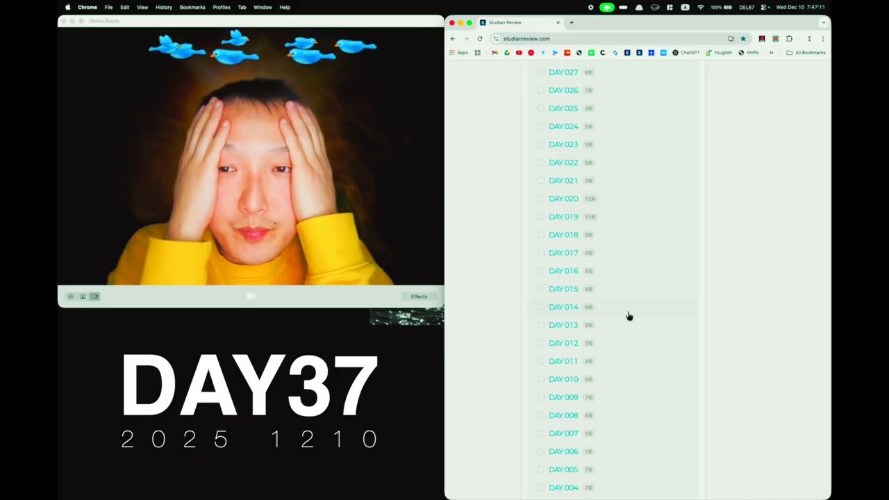 37일차, 건강, 멘탈 잘 챙기기...