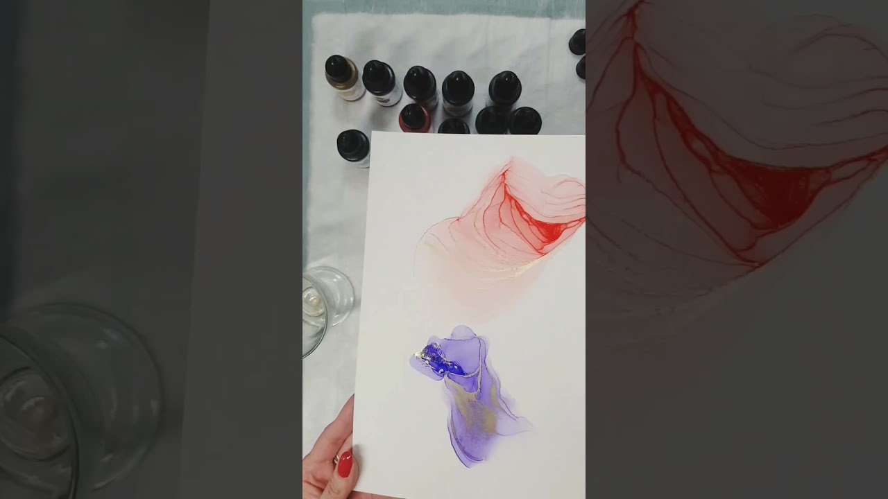 In this video I will review a Fluid alcohol ink from Octopus
