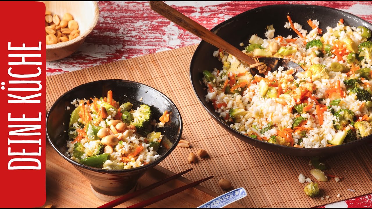 Low Carb Blumenkohl Reis mit Brokkoli | REWE Deine Küche