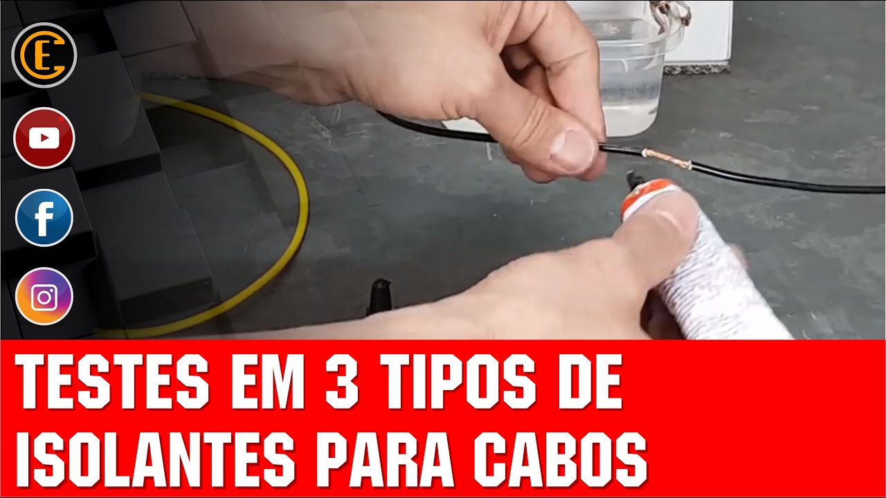 TESTE DE ISOLANTES PARA CORRENTE DE FUGA. SERÁ QUE ISOLA MESMO?
