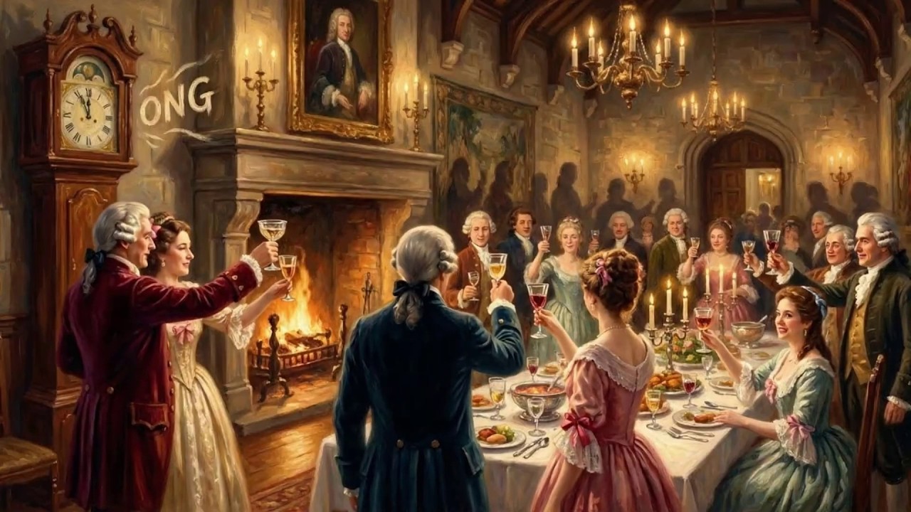 Visual Poems | New Year in a Historic British Castle ❄️ | Relaxing Classical Night Music 2026