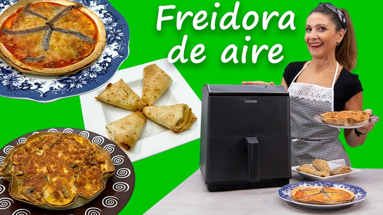 ✅3 RECETAS rápidas🌪️y RIQUÍSIMAS😋con tortillas de trigo en Air Fryer