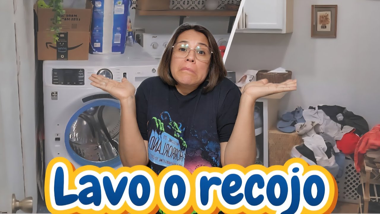 No sabía qué hacer, lavar o recoger. #recogiendomicasa #lavandoropa #familiavlogs #rutinavlogs