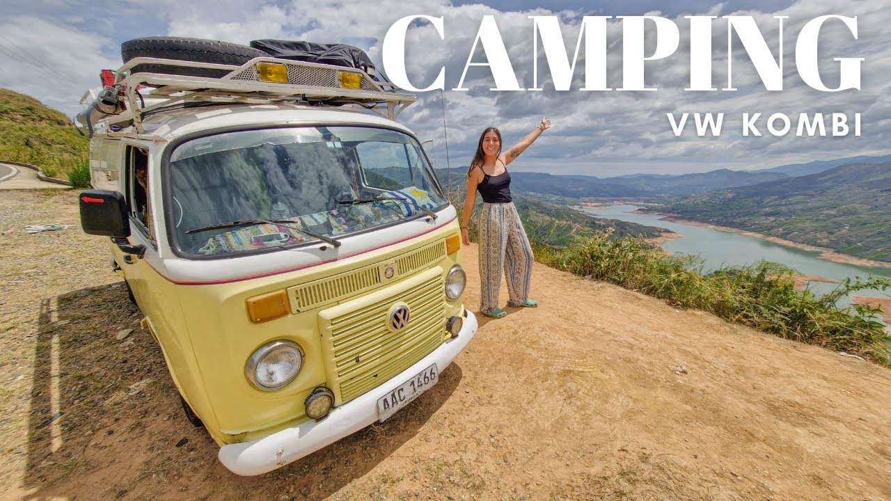 [21] Acampamos en un lugar mágico ✨ Colombia en VW KOMBI| ASMR |