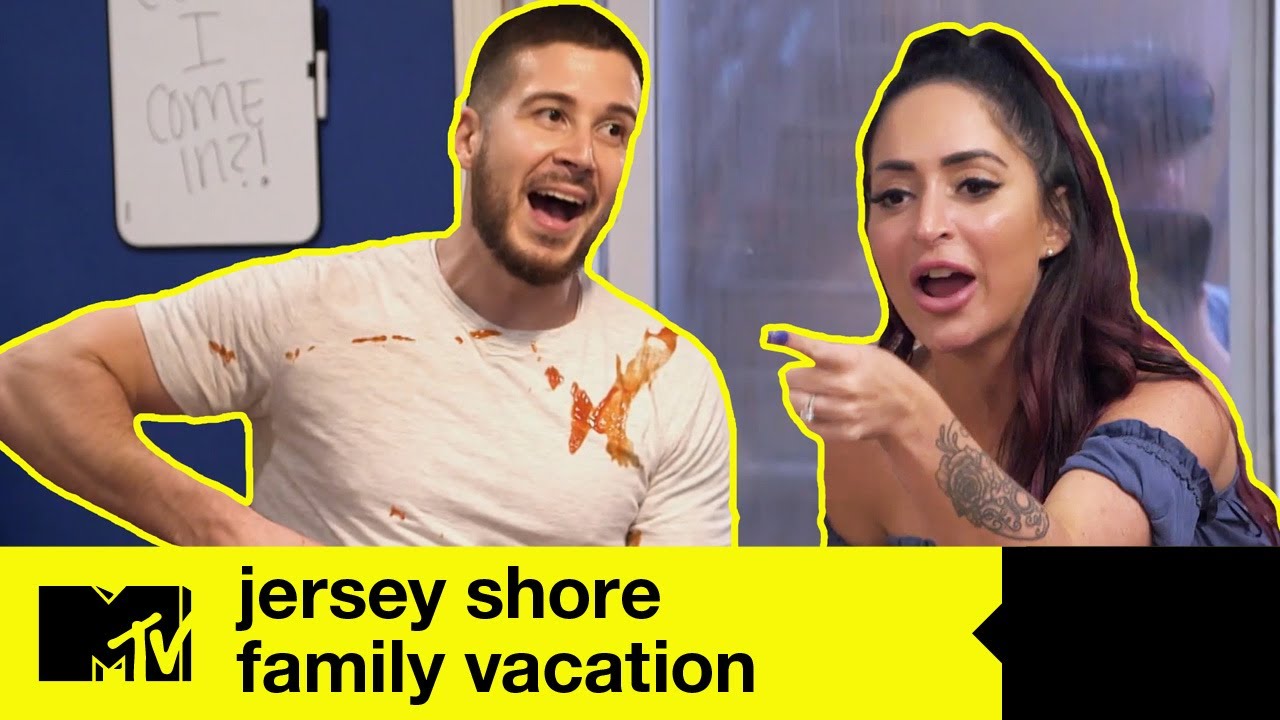 Lotta di cibo epica tra Angelina e Vinny | Jersey Shore Family Vacatio